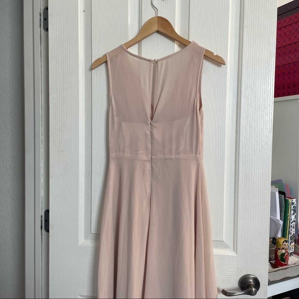 𝅺nwt Anthropologie BHDLN Capulet Neutral Dress women size XS champagne party - Picture 12 of 13